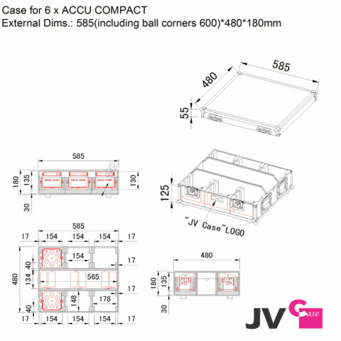 CASE FOR 6 x ACCU-COMPACT – Image 3