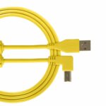 UDG - Câble USB 2.0 AB Jaune Coudé